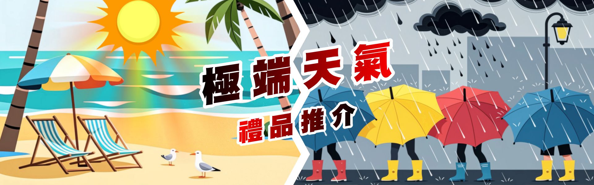 極端天氣禮品推介