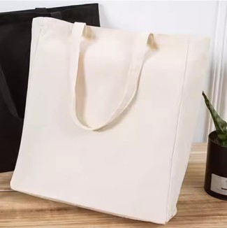 棉帆布袋有底有側款