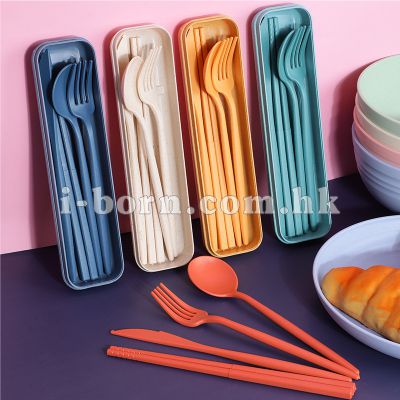小麥秸稈餐具套裝 小麥秸稈餐具套裝