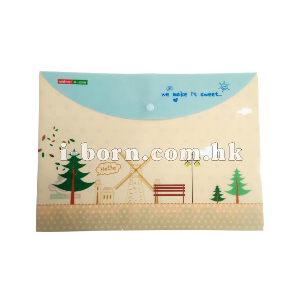 產品：PP 鈕扣文件袋