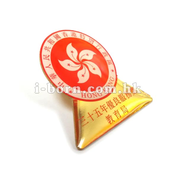 做法：印刷加滴膠面