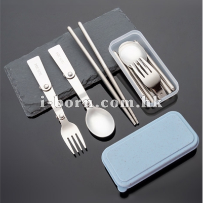 產品：可摺疊餐具套裝