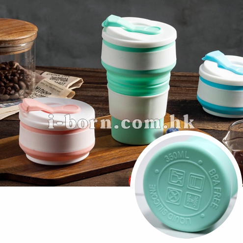 產品：矽膠摺疊水杯