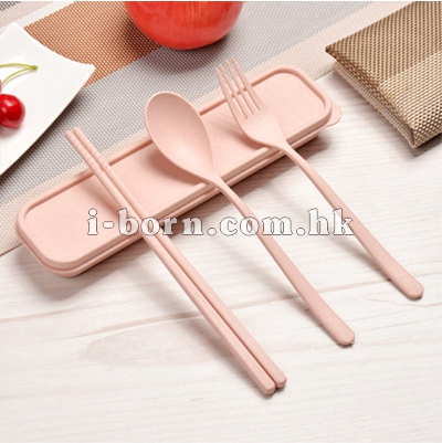 產品：小麥秸稈餐具套裝