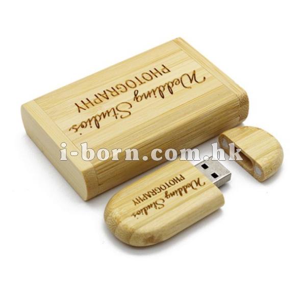 產品：USB 木製記憶棒