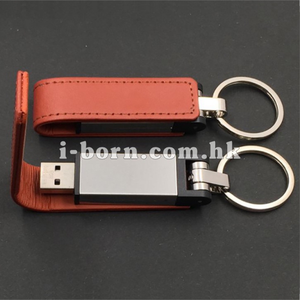 產品：USB 皮革記憶棒
